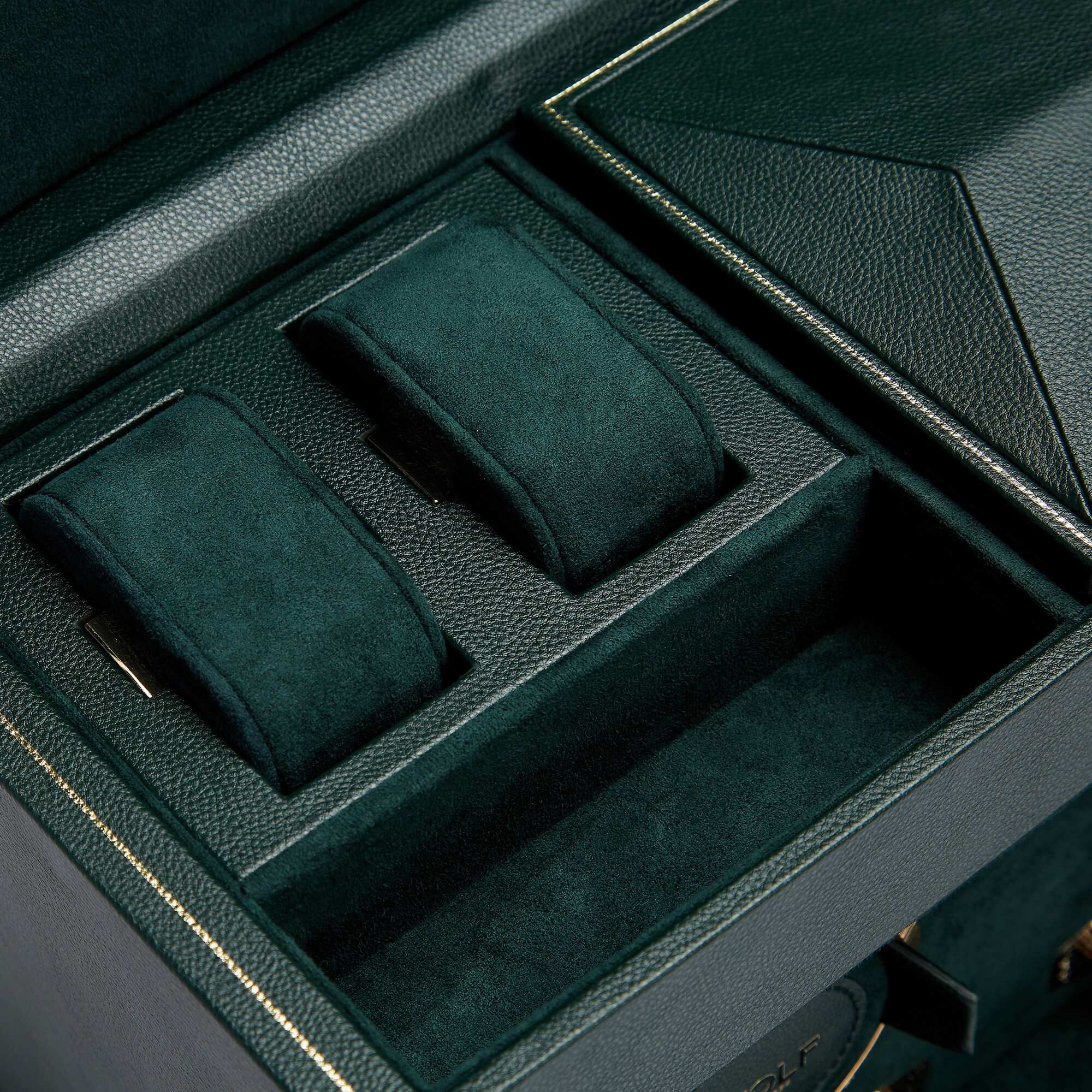 世界を買える 海外ブランド British Racing Green 2 Piece Watch Winder with Storage テープ・マスキングテープ